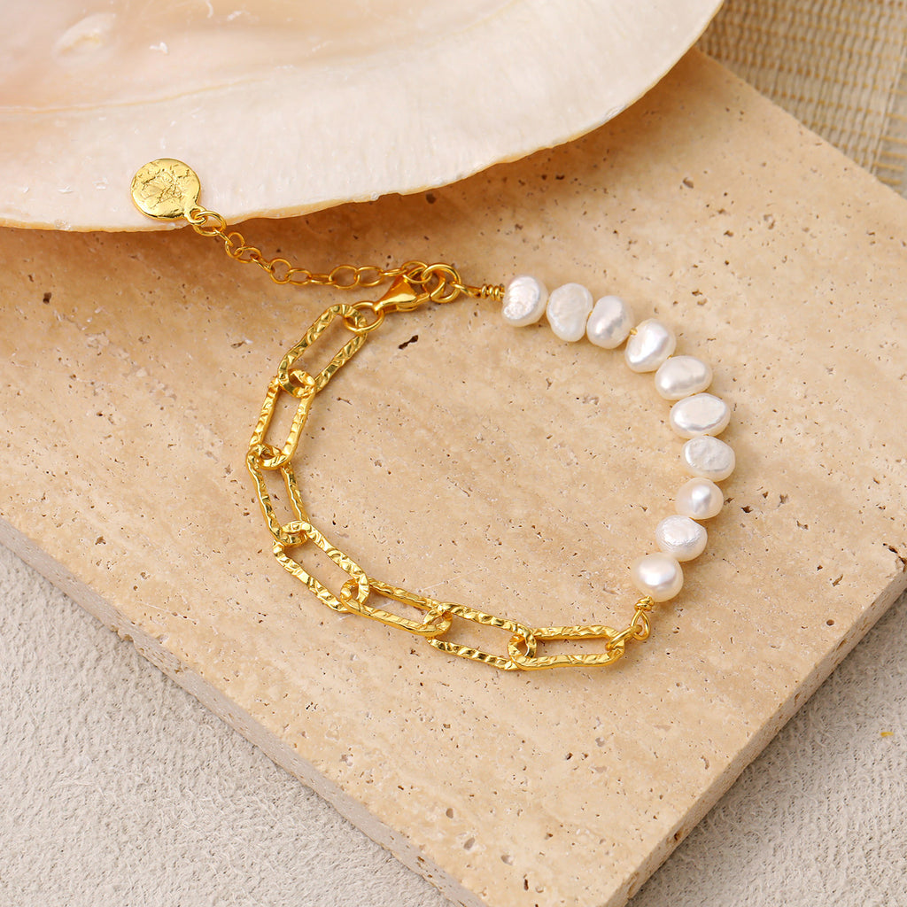 Lumina Pearl Link Bracelet
