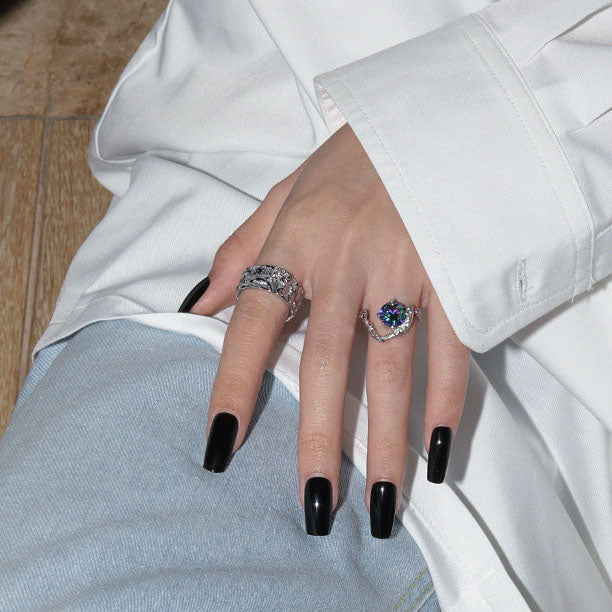 Sculpted Horizon Ring